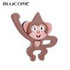 Cute Monkey Shape Women Brooches Acrylic Material Lovely Animal Woman Brooch Girls Pin On Bags Clothes