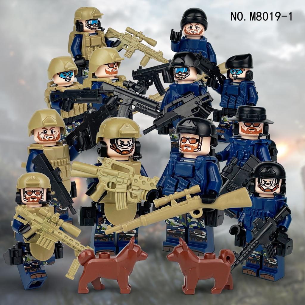 Military Series Special Forces Soldier Minifigure Building Block Toys