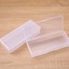 Clear Plastic Rectangular Storage Box for Pen Refills, Parts, or Jewelry Accessories