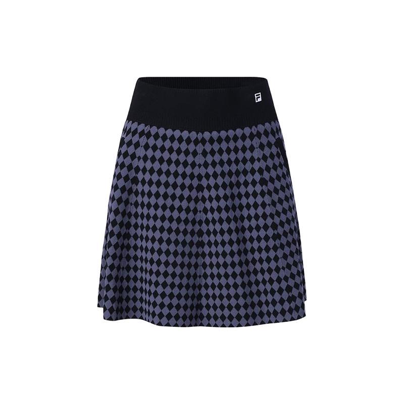 Новые повседневные короткие юбки серии FILA Golf для женщин, цвет «угольно-черный» A11W345304FBK