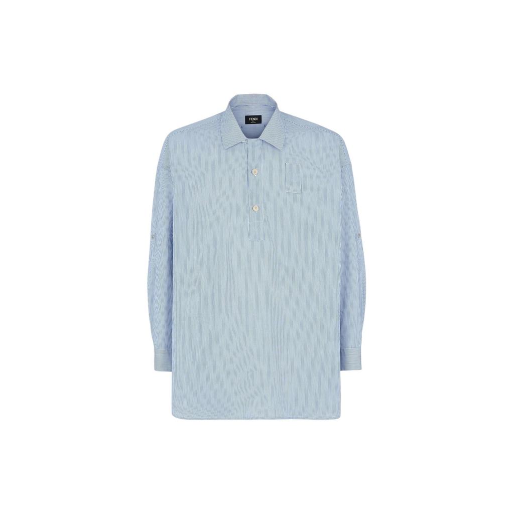 FENDI Logo Detailed Short Sleeved Shirt FS1257AR5VF16H9