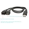 Разветвитель USB-кабеля Зарядное устройство для телефона Адаптер питания Шнур 2 порта 1 штекер на 2 гнезда USB Множественный расширитель Зарядная станция Вилка