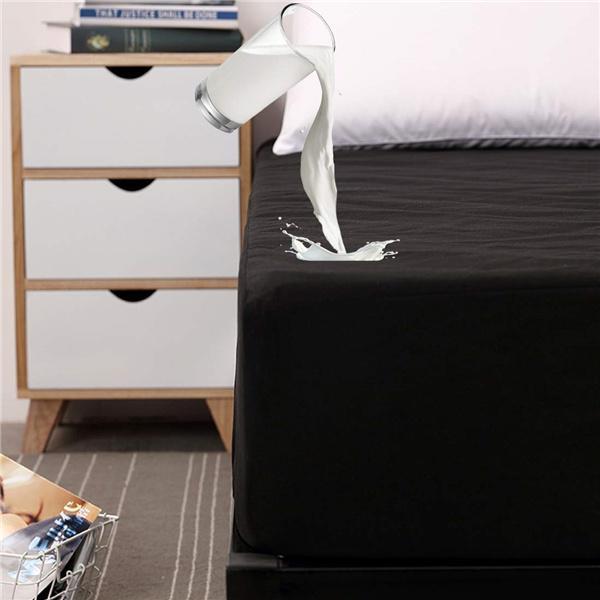 2023 Новый сплошной наматрасник для кровати, 99% водонепроницаемая защитная накладка для матраса, простыня, разделенное водяным постельным бельем, с эластичным разным размером