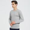 Hengyuanxiang Men's Pure Cashmere Round Neck Sweater