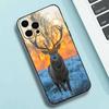 Чехол для телефона 'Охота на оленей' Силиконовый Мягкий Для IPhone 17 16 15 14 13 12 11 X XR Plus Pro Max Plus