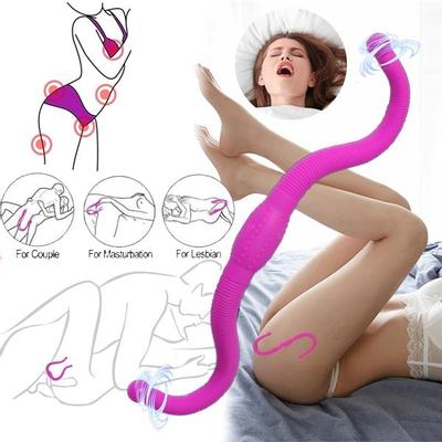 Многофункциональный двуглавый струнный вибратор для точки G, анальная пробка, массажер для взрослых, секс-игрушка для мужчин и женщин, пара, гомосексуал, лесбиянка