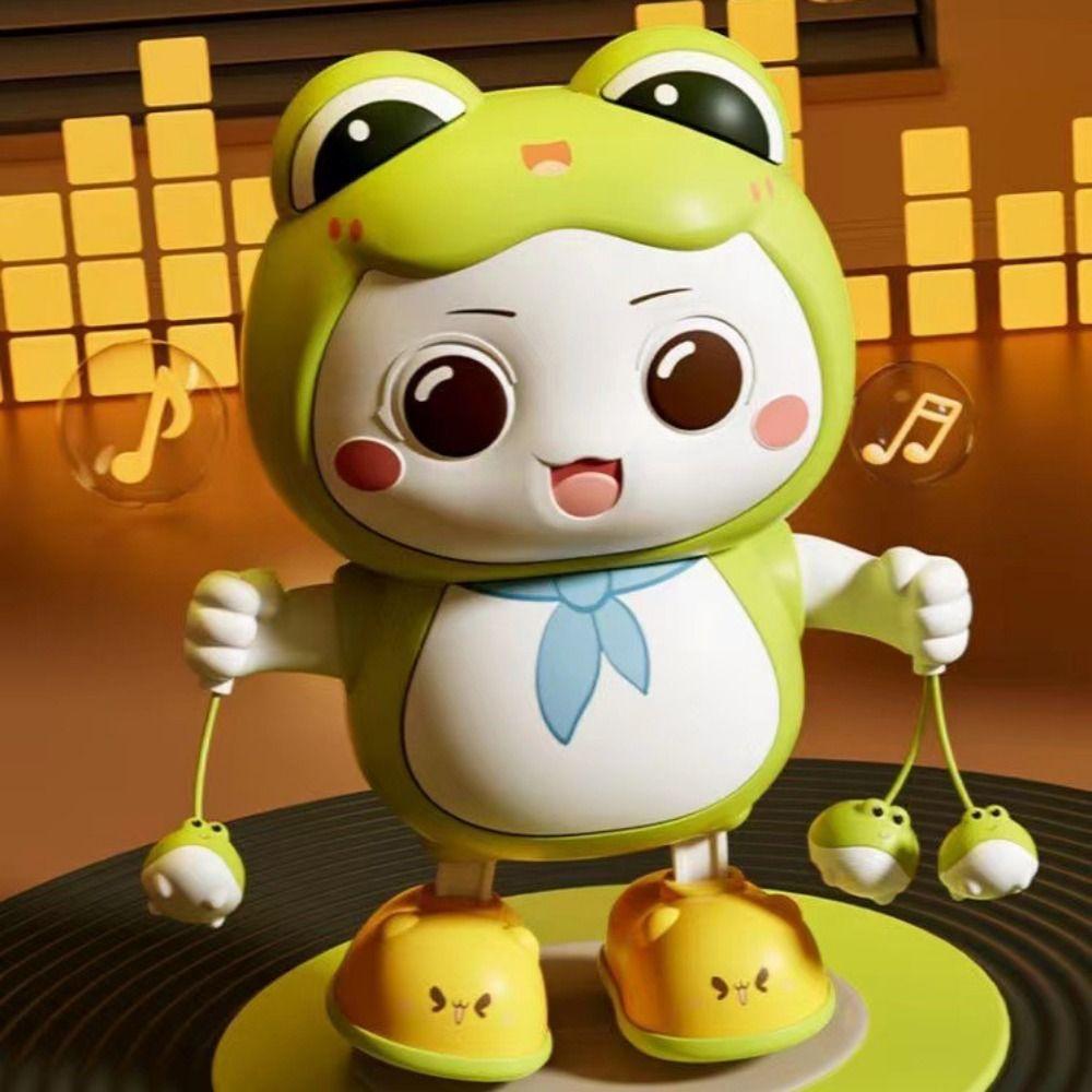 Свет и звук Электронные питомцы Танцующая игрушка Лягушка Ходячая Танцующая Движущаяся Кукла Детские Подарки