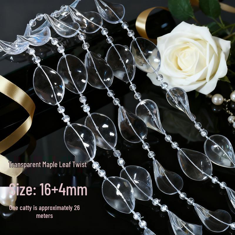 Акриловые бусины НЛО 10 мм для свадебной гирлянды, украшения прохода или люстры