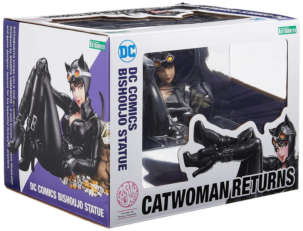 DC COMICS Bishoujo DC UNIVERSE Catwoman Returns масштабная ПВХ окрашенная готовая фигурка 1/7