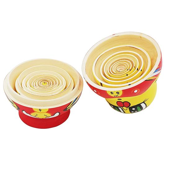 1 набор милых матрешек с дизайном животных, десять слоев, мультяшный цыпленок, игрушка-матрешка для ребенка