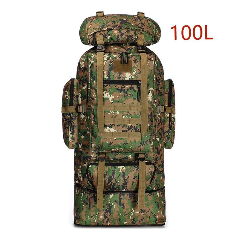 80L/100L Mountaineering Bag Climb Bag Backpacks Large Backpack Outdoors Hiking Camping Travel Bags