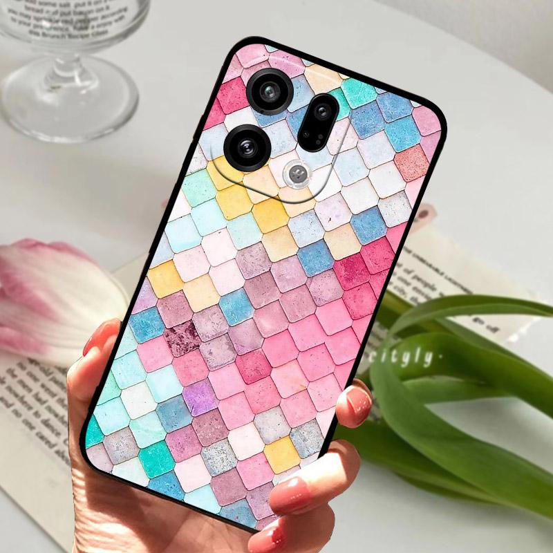Чехол для Oppo Find X9 Pro X9 Мягкий Силиконовый TPU Чехол для OPPO Find X 9 FindX9 Pro Защита Камеры Оболочка Ударопрочный Бампер PLJ110