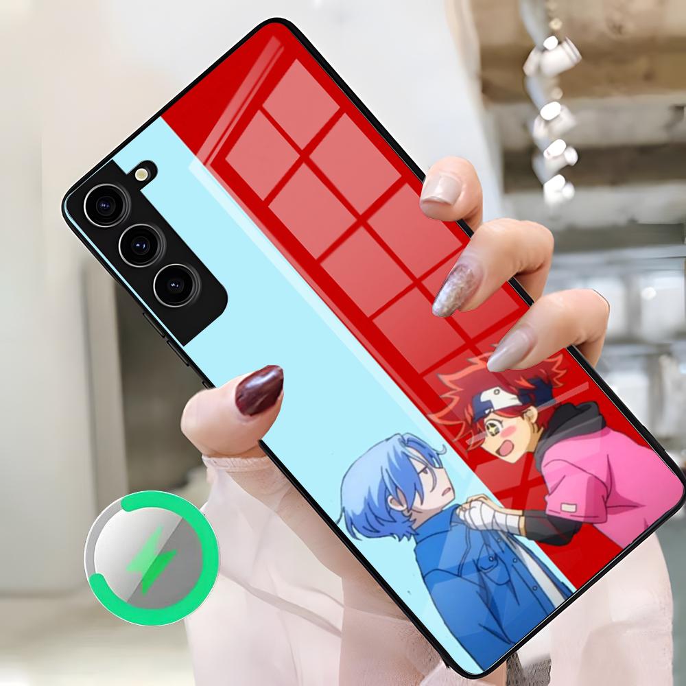 Крутой аниме-мальчик S-Sk8 The Infinity Чехол для телефона Samsung S26 Ultra S25 Edge S23 S22 S21 S20 Ultra Plus S24 Fe A25 Магнитное стекло