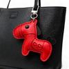 Creative Pony Bag Pendant New Design Keychain Pendant Stylish Embossed Contrasting 3d Pendant High-quality Leather New Year Gift