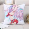 Pillow Cover Darling In the FranXX Decorative Pillowcase Decor X Sofa Cushions Pilow Cases Pillowcases X Cushion Covers