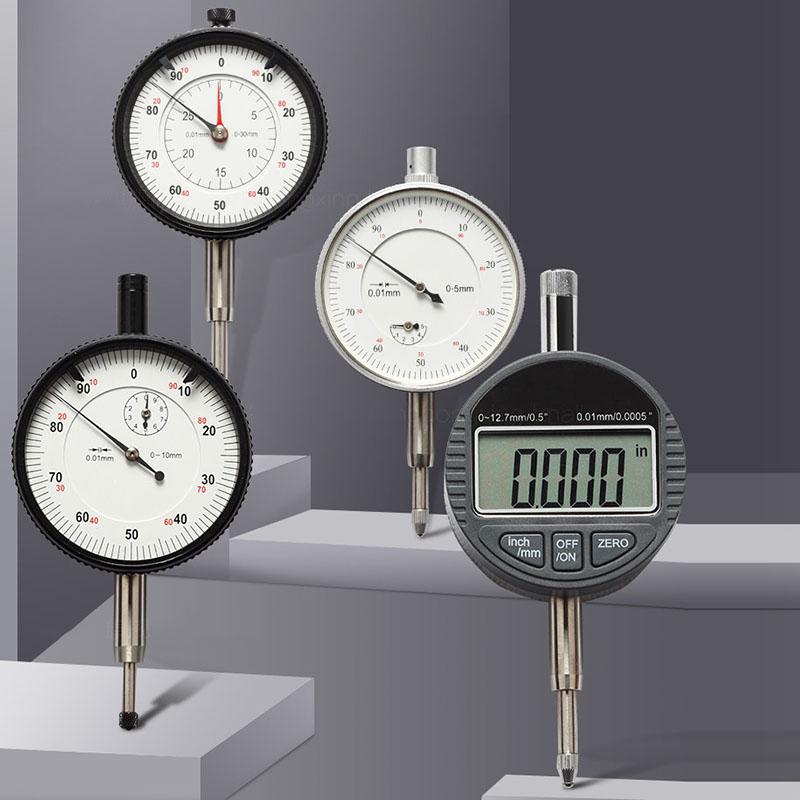 Dial Test Indicator Dial Gauge Measure Tool Mechanical Dial Indicator 0-10 0-3 0-5 0-20 0-30 Dial Indicator Gauge