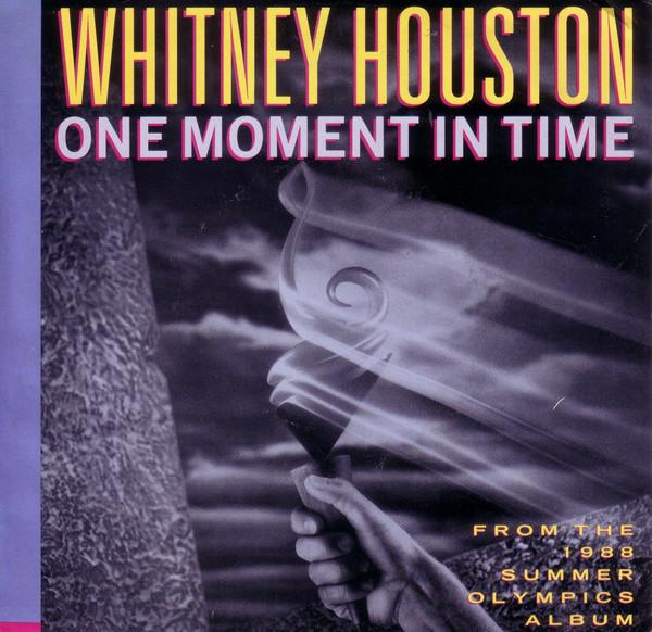 7-дюймовая пластинка WHITNEY HOUSTON KASHIF One Moment In Time Olympic Joy AS19743 Arista 1988 Канада SoulFunk Б/у