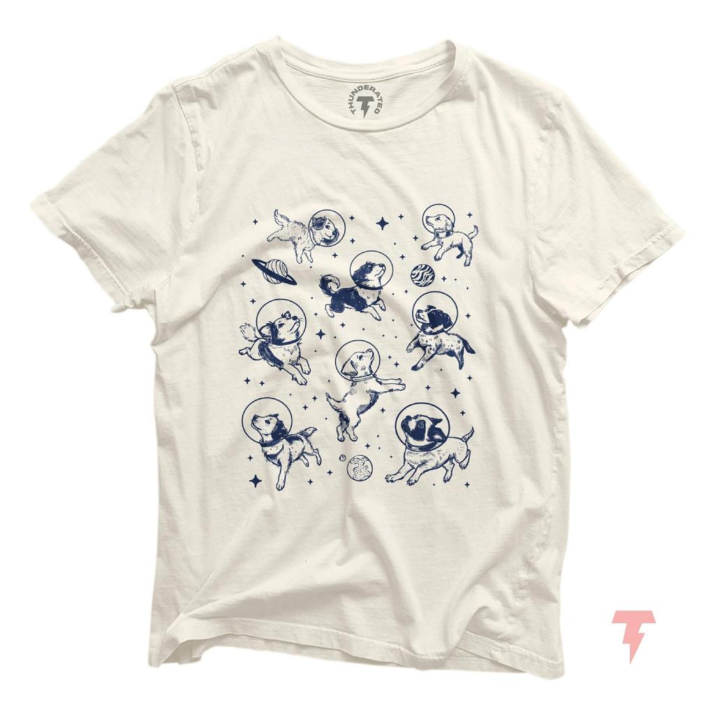 Dogs In Space T-Shirt: Funny Dog Astronauts Shirt