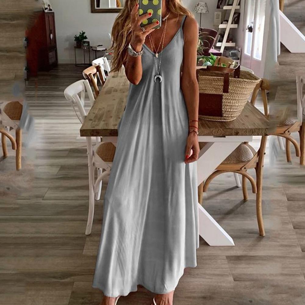 Платье с подтяжками градиентного цвета