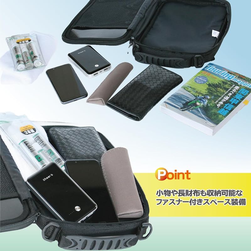 TANAX MOTOFIZZ Сумка для карты, Синтетическая кожа, Черный, MFK-167 (Объем 3,3 л)