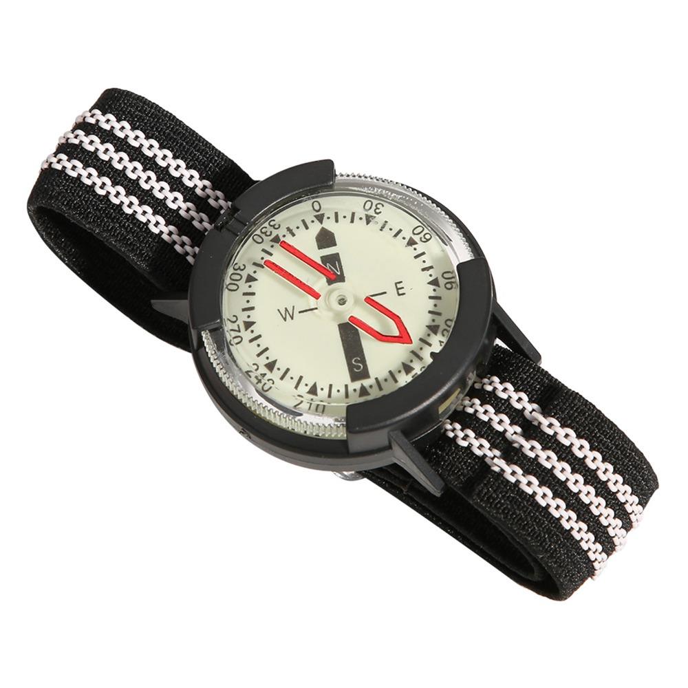 Pressure Resistant Waterproof Compass Wrist Strap Type Navigation Compass Dive Compass  Hiking