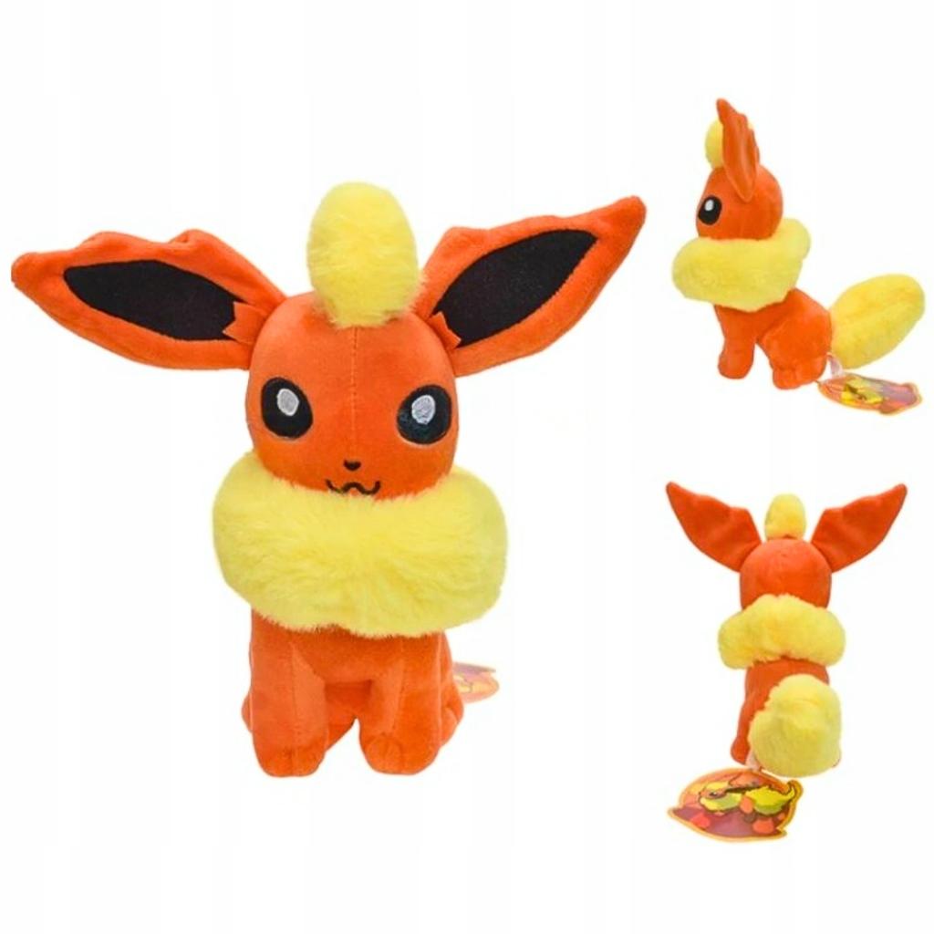 Pokemon Go Plush Toy Figure Eevee Flareon Evolution 30 Cm