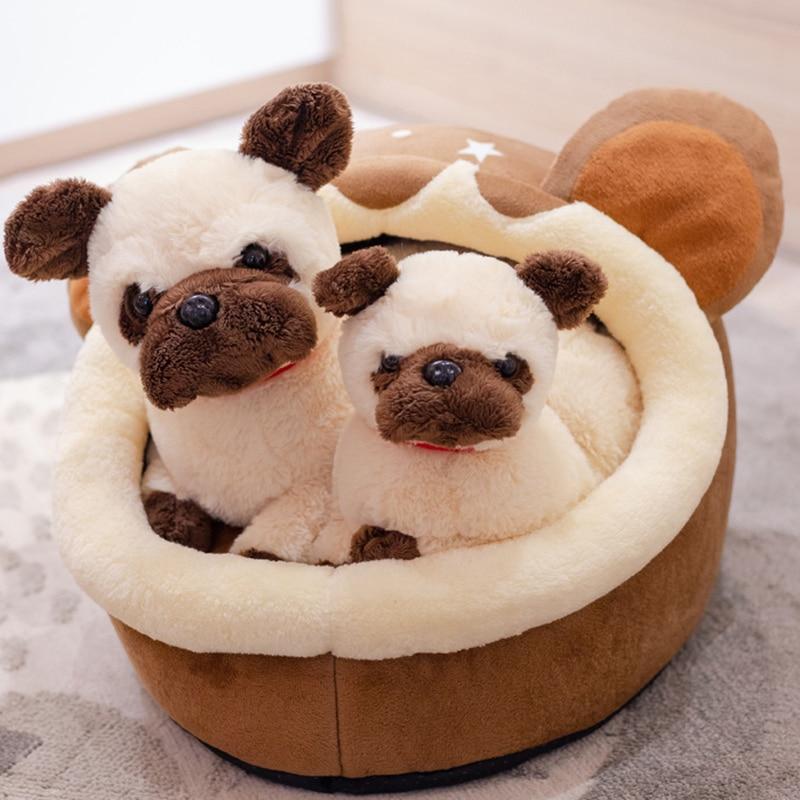 1 шт., 35 см, имитация плюша, игрушки-мопсы, мягкие куклы-животные, каваи, собака внутри, прекрасный подарок на день рождения для детей, девочек