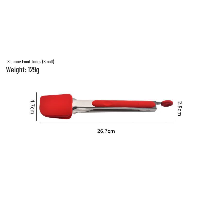 Stainless Steel Silicone Food Tongs