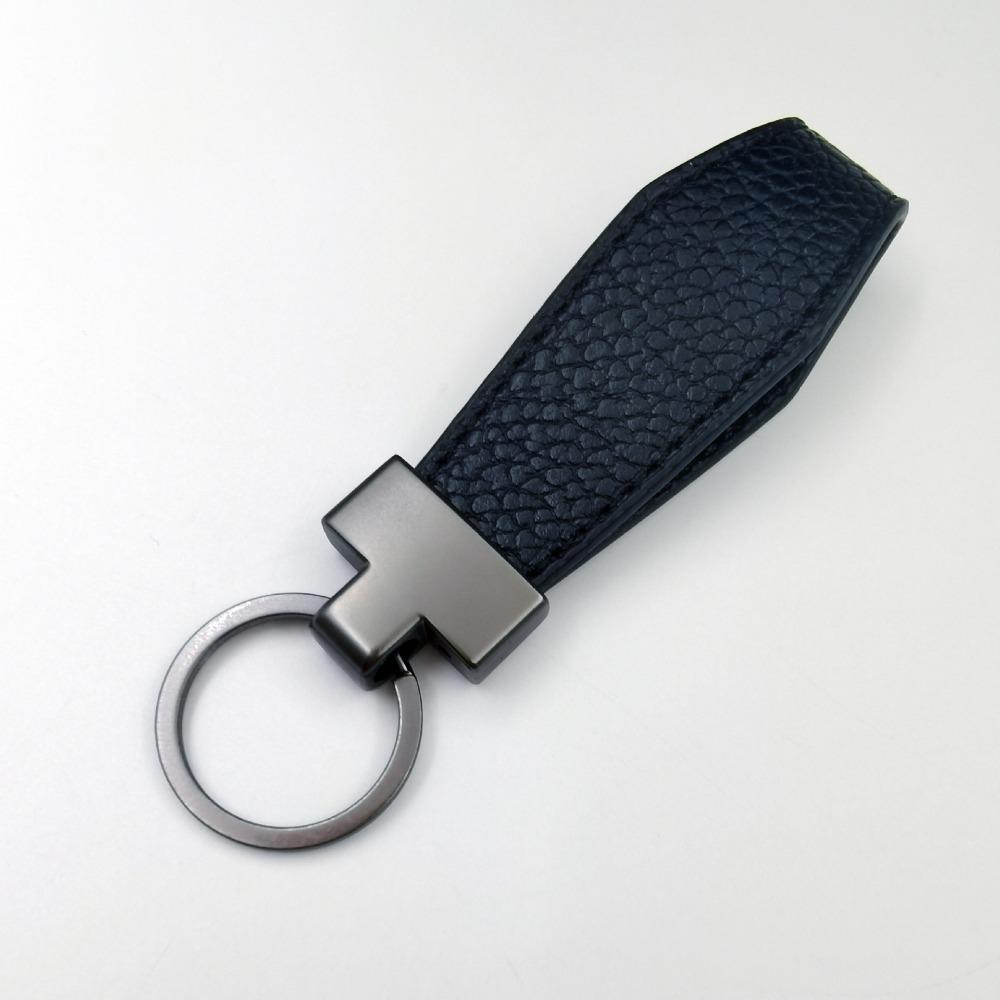 2PCS Durable Metal Buckle PU Leather Key Chain PU Leather Material Exquisite Key Holder Gift Giving