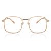 Full Rim Square Brown Gold Smartbuy Collection Felt Mtr 90e Fashion Unisex Eyeglasses