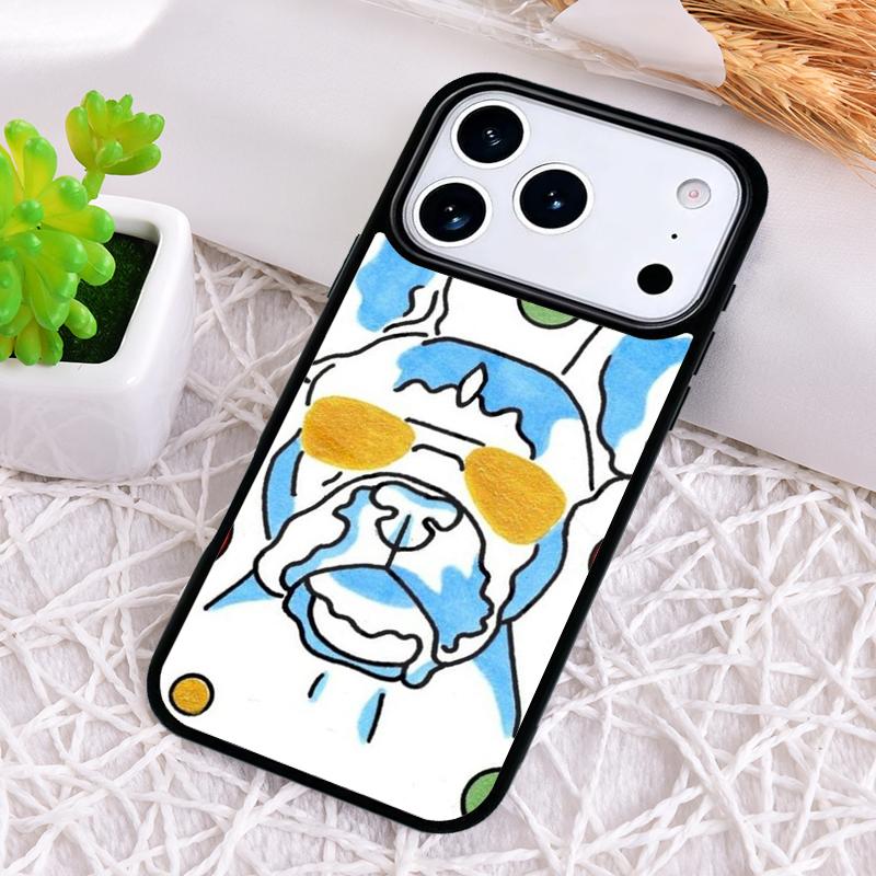 Причудливый французский бульдог Ударопрочный чехол для телефона для iPhone 17 Air 16e 15 11 12 14 13 Pro Max Чехол Coque