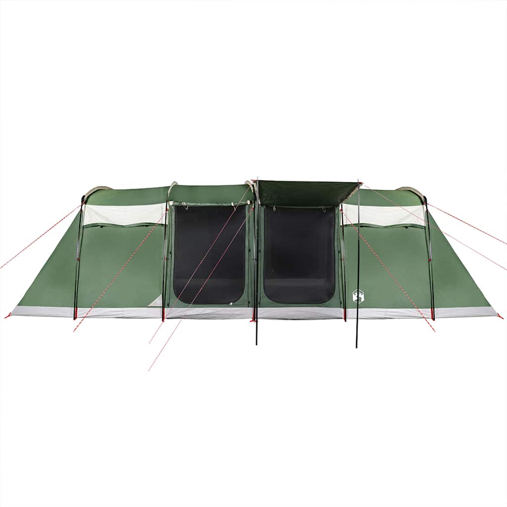 Tunnel Family Tent for 8 Persons Green Waterproof