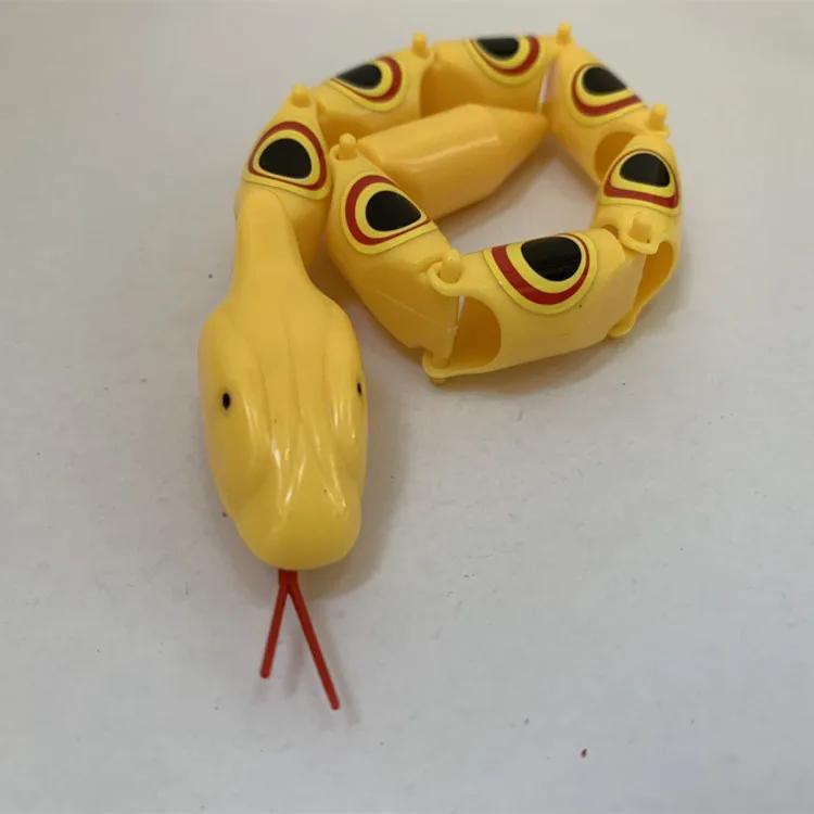 30cm Realistic Jointed Snake Toy 4 Colors Adults Kids Prank Props Fun Fake Snake Model Party April Fools Day Horror Tricky Toys