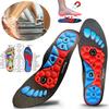1 Pairs Magnetic Therapy Foot Massage Sports Insoles Weight Loss Slimming Acupressure Insole Anti-fatigue Health Care Shoe Pads