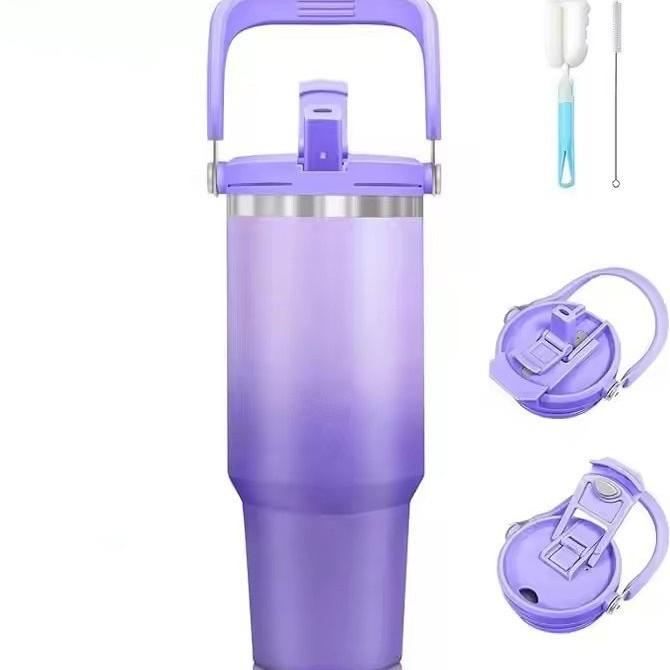 40oz Car Cup Large-capacity Insulated Cup Cross-border Ice King Cup 304 Stainless Steel Car Water Cup for Cold Preservation