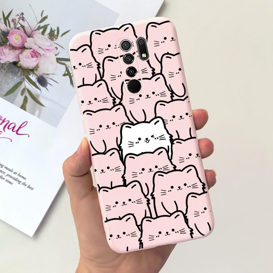 For Xiaomi Redmi 9 Case Redmi 9 Prime Protective Cover Cute Astronaut Cartoon Painted Soft Funda For Xiomi Redmi 9 9Prime Bumper