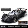 1:24 Имитация Суперспортивного Автомобиля Zonda, Модель Автомобиля из Сплава, Звук и Свет, Детская Игрушка-Украшение, Коллекция Автомобилей, Подарок для Мальчика
