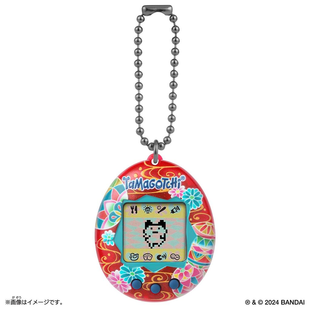 [BANDAI] Original Tamagotchi Temari with Flowing Water, inspired by Kaga Yuzen Tamagotchi