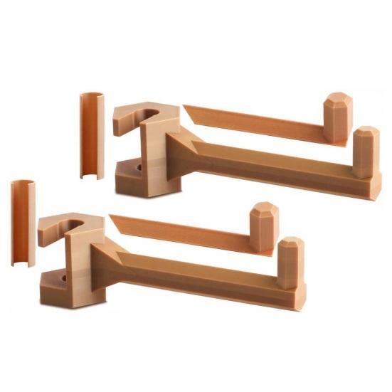 2 шт. Крепление на подголовник автомобиля, вешалка-бант, портативная универсальная для внедорожника, грузовика, транспортного средства, для охоты на открытом воздухе, для хранения блочных и рекурсивных луков, крючок-стойка