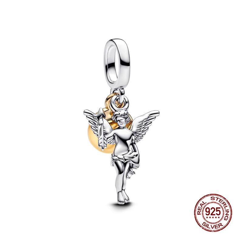 Charms Copper Married Couple Dangle Charms Beads Fits 3Mm Original Bracelet Necklace Womens Diy Fine Jewelry Gifts