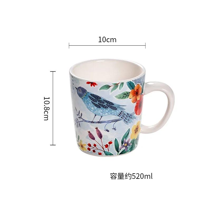 Креативные расписанные вручную керамические тарелки, роскошные ресторанные тарелки для салатов, стейков, домашняя вкусная паста, обеденная тарелка, нежные миски для рамена