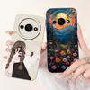 For Redmi A3 4G Phone Case For Xiaomi Poco C61 Cover Silicone Luxury Fashion Flowers Kawaii Cute Cat Painted Shockproof Bumper