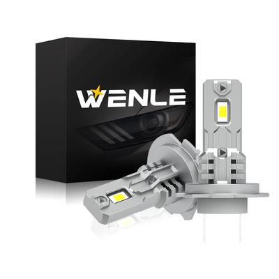 WENLE H7 Светодиодная фара, Совместима с новым техосмотром транспортного средства, Взрывной свет, 12 000 лм, 40