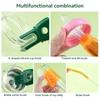 Baby 5 In 1 Bottle Kettle Cleaning Straw Brush Tools Long Handle Water Cup Pacifier Dishwashing Brush Kitchen Cleaning Supplies