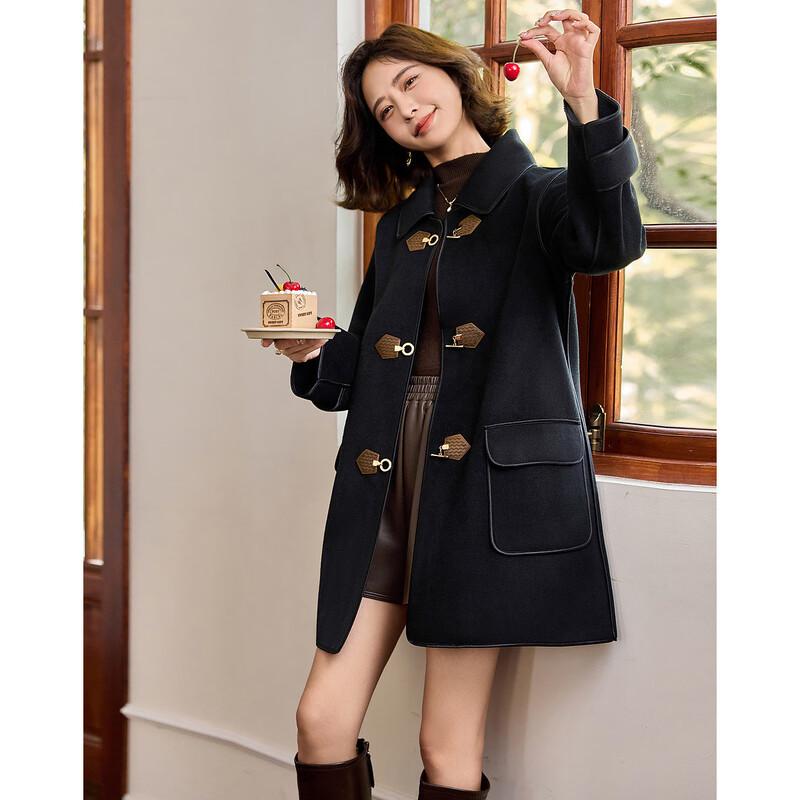Women's Double-Sided Wool Blend Long Coat
