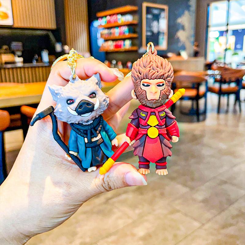 Myth Charming Black Wukong Keychain Ideal For Birthday Gifts And Occasions Special