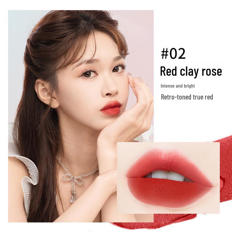 KINEPIN Velvet Matte Lightweight Long-Lasting Lip Glaze - Non-Stick Cup Pigmented Lipstick