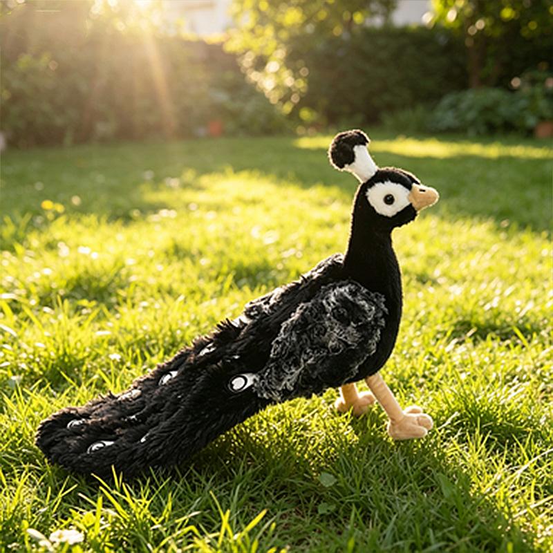 Simulation Of Spreading Peacock Tail Plush Toy Home Decoration High-quality And Comfortable Children's Birthday Gift For Couple