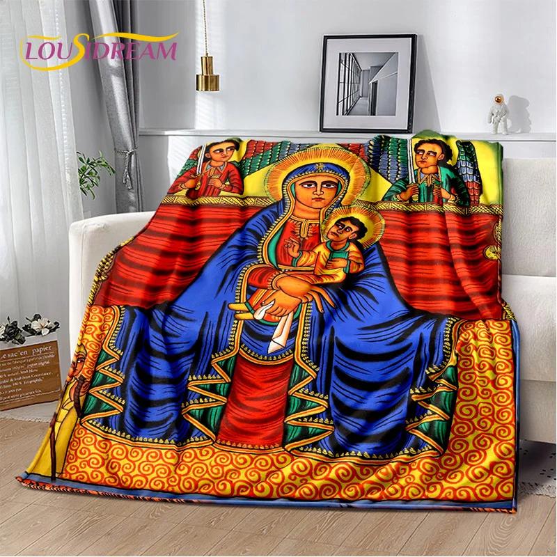 HD Африканское Эфиопское Одеяло с рисунком из мультфильма, мягкое одеяло для дома, спальни, кровати, дивана, пикника, путешествия, офиса, одеяло