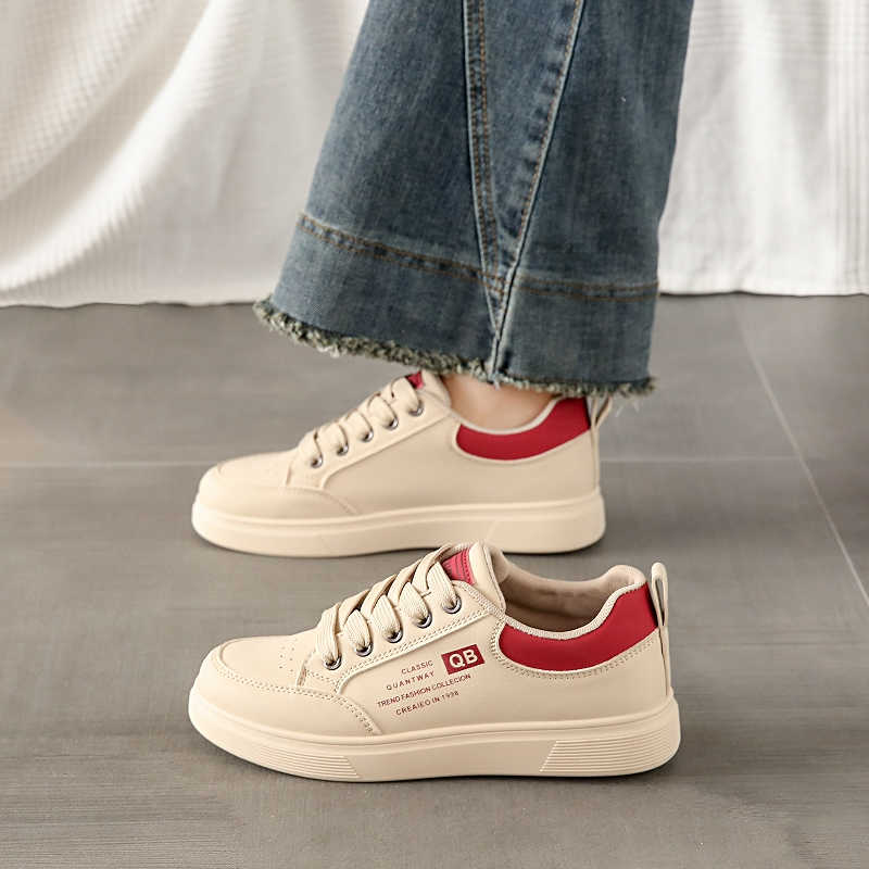 Fashion Spring-autumn Platformed Beige Women's Heel Size 45 Womens Shoes Women Shoes Heel Sneakers Sport Super Comfortable